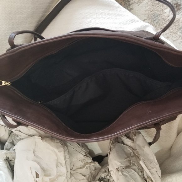 Large Brown Coach Vintage Bag - Picture 5 of 6